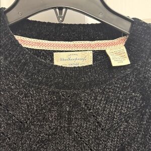 Weatherproof Vintage Black Crew Neck Sweater